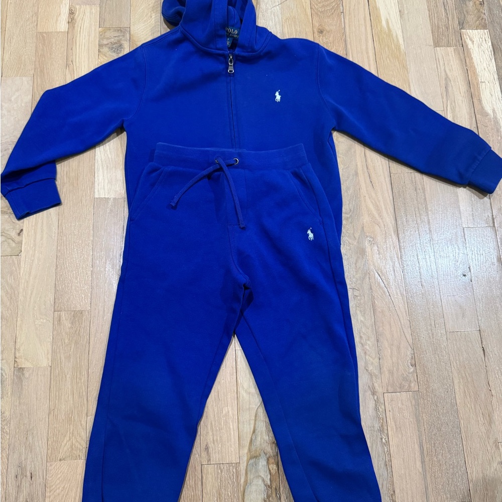 Polo by Ralph Lauren Kids Royal Blue Jogger Set